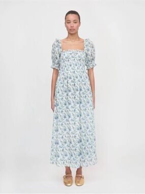 Hill House Scarlett Dress Sz M in English Daisy